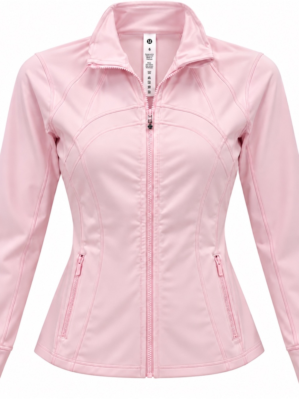 lululemon Define Women's Luon Jacket Pink Jacket Size 6 NWT